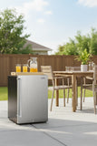 Frigidaire, 4.4 Cu. Ft. Waterproof Compact Refrigerator, Outdoor/Indoor, Stainless Steel