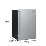 Frigidaire, 4.4 Cu. Ft. Waterproof Compact Refrigerator, Outdoor/Indoor, Stainless Steel