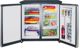 Frigidaire, 5.5 Cu. Ft. Side By Side 2 Door Refrigerator/Freezer, Stainless Steel