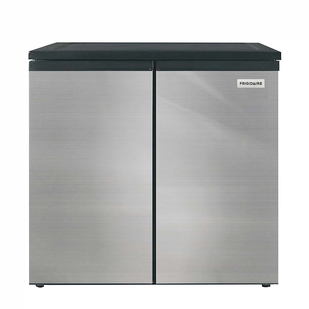 Frigidaire, 5.5 Cu. Ft. Side By Side 2 Door Refrigerator/Freezer, Stainless Steel