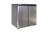 Frigidaire, 5.5 Cu. Ft. Side By Side 2 Door Refrigerator/Freezer, Stainless Steel