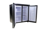 Frigidaire, 5.5 Cu. Ft. Side By Side 2 Door Refrigerator/Freezer, Stainless Steel