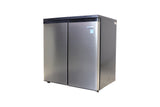 Frigidaire, 5.5 Cu. Ft. Side By Side 2 Door Refrigerator/Freezer, Stainless Steel