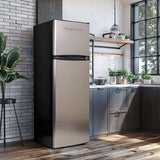 Frigidaire, 7.5 Cu. Ft. Top Mount Refrigerator, Platinum