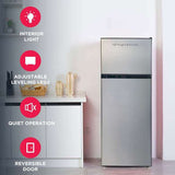 Frigidaire, 7.5 Cu. Ft. Top Mount Refrigerator, Platinum