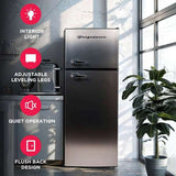 Frigidaire, 7.5 Cu. Ft. Top Mount Refrigerator, Platinum