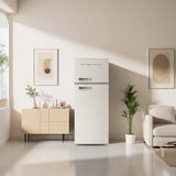 Frigidaire, 7.5 Cu. Ft. Top Mount Retro Refrigerator, Cream