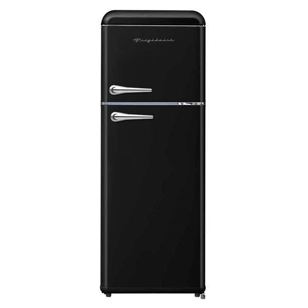 Frigidaire, 7.5 Cu. Ft. Top Mount Retro Refrigerator, Black