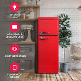 Frigidaire, 7.5 Cu. Ft. Top Mount Retro Refrigerator, Red