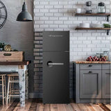 Frigidaire, 7.5 Cu. Ft. Top Mount Retro Refrigerator, Black
