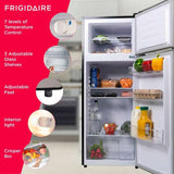Frigidaire, 7.5 Cu. Ft. Top Mount Refrigerator,Platinum