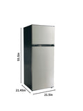 Frigidaire, 7.5 Cu. Ft. Top Mount Refrigerator,Platinum