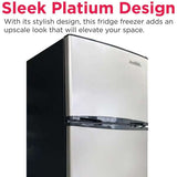 Frigidaire, 7.5 Cu. Ft. Top Mount Refrigerator,Platinum