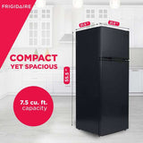 Frigidaire, Walmart Home Plus 7.5 Cu. Ft. Top Mount Refrigerator, Black