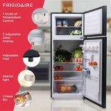 Frigidaire, Walmart Home Plus 7.5 Cu. Ft. Top Mount Refrigerator, Black