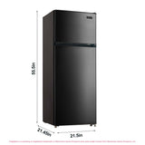 Frigidaire, 7.5 Cu. Ft. Top Mount Refrigerator, Black