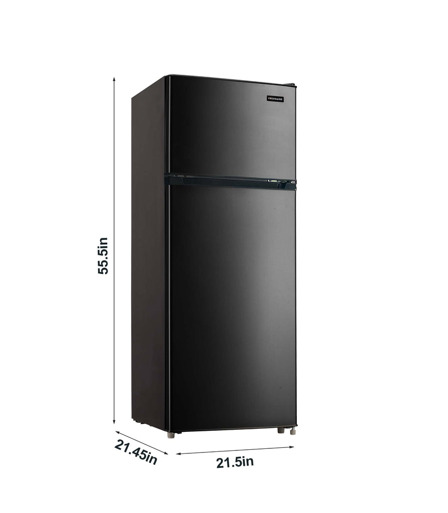 Frigidaire, 7.5 Cu. Ft. Top Mount Refrigerator, Black