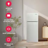 Frigidaire, 7.5 Cu. Ft. Top Mount Refrigerator, White