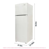 Frigidaire, 7.5 Cu. Ft. Top Mount Refrigerator, White