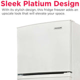 Frigidaire, 7.5 Cu. Ft. Top Mount Refrigerator, White
