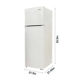 Frigidaire, 7.5 Cu. Ft. Top Mount Refrigerator, White