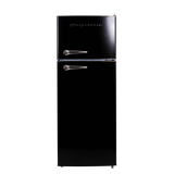 Frigidaire, 7.5 Cu. Ft. Top Mount Retro Refrigerator, Black
