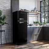 Frigidaire, 7.5 Cu. Ft. Top Mount Retro Refrigerator, Black