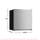 Frigidaire, 1.6 Cu. Ft. Compact Refrigerator, Platinum
