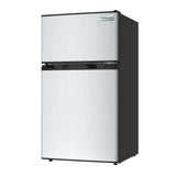 Frigidaire, 3.1 Cu. Ft. 2 Door Compact Refrigerator, Stainless Steel