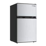 Frigidaire, 3.1 Cu. Ft. 2 Door Compact Refrigerator, Stainless Steel