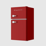 Frigidaire, 3.1 Cu. Ft. 2 Door Retro Compact Refrigerator , Built-In Side Bottle Opener, Red