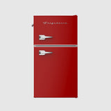 Frigidaire, 3.1 Cu. Ft. 2 Door Retro Compact Refrigerator , Built-In Side Bottle Opener, Red