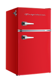 Frigidaire, 3.1 Cu. Ft. 2 Door Retro Compact Refrigerator , Built-In Side Bottle Opener, Red