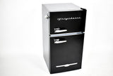Frigidaire, 3.1 Cu. Ft. 2 Door Retro Compact Refrigerator , Built-In Side Bottle Opener, Black