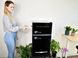 Frigidaire, 3.1 Cu. Ft. 2 Door Retro Compact Refrigerator , Built-In Side Bottle Opener, Black