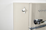 Frigidaire, 3.1 Cu. Ft. 2 Door Retro Compact Refrigerator , Built-In Side Bottle Opener, Cream