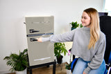 Frigidaire, 3.1 Cu. Ft. 2 Door Retro Compact Refrigerator , Built-In Side Bottle Opener, Cream
