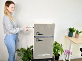 Frigidaire, 3.1 Cu. Ft. 2 Door Retro Compact Refrigerator , Built-In Side Bottle Opener, Cream