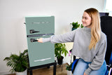 Frigidaire, 3.1 Cu. Ft. 2 Door Retro Compact Refrigerator , Built-In Side Bottle Opener, Mint