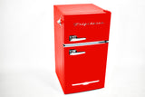 Frigidaire, 3.1 Cu. Ft. 2 Door Retro Compact Refrigerator , Built-In Side Bottle Opener, Red