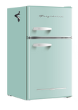 Frigidaire, 3.1 Cu. Ft. 2 Door Retro Compact Refrigerator , Built-In Side Bottle Opener, Mint