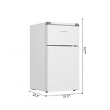 Frigidaire, 3.1 Cu. Ft. Compact Refrigerator, White