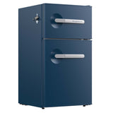 Frigidaire, 3.1 Cu. Ft. 2 Door Retro Compact Refrigerator , Built-In Side Bottle Opener, Azure
