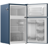 Frigidaire, 3.1 Cu. Ft. 2 Door Retro Compact Refrigerator , Built-In Side Bottle Opener, Azure