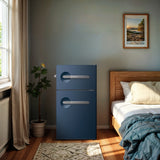 Frigidaire, 3.1 Cu. Ft. 2 Door Retro Compact Refrigerator , Built-In Side Bottle Opener, Azure