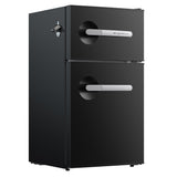 Frigidaire, 3.1 Cu. Ft. 2 Door Retro Compact Refrigerator , Built-In Side Bottle Opener, Black