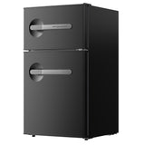 Frigidaire, 3.1 Cu. Ft. 2 Door Retro Compact Refrigerator , Built-In Side Bottle Opener, Black