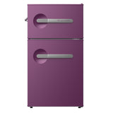 Frigidaire, 3.1 Cu. Ft. 2 Door Retro Compact Refrigerator , Built-In Side Bottle Opener, Plum