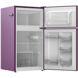 Frigidaire, 3.1 Cu. Ft. 2 Door Retro Compact Refrigerator , Built-In Side Bottle Opener, Plum