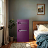 Frigidaire, 3.1 Cu. Ft. 2 Door Retro Compact Refrigerator , Built-In Side Bottle Opener, Plum